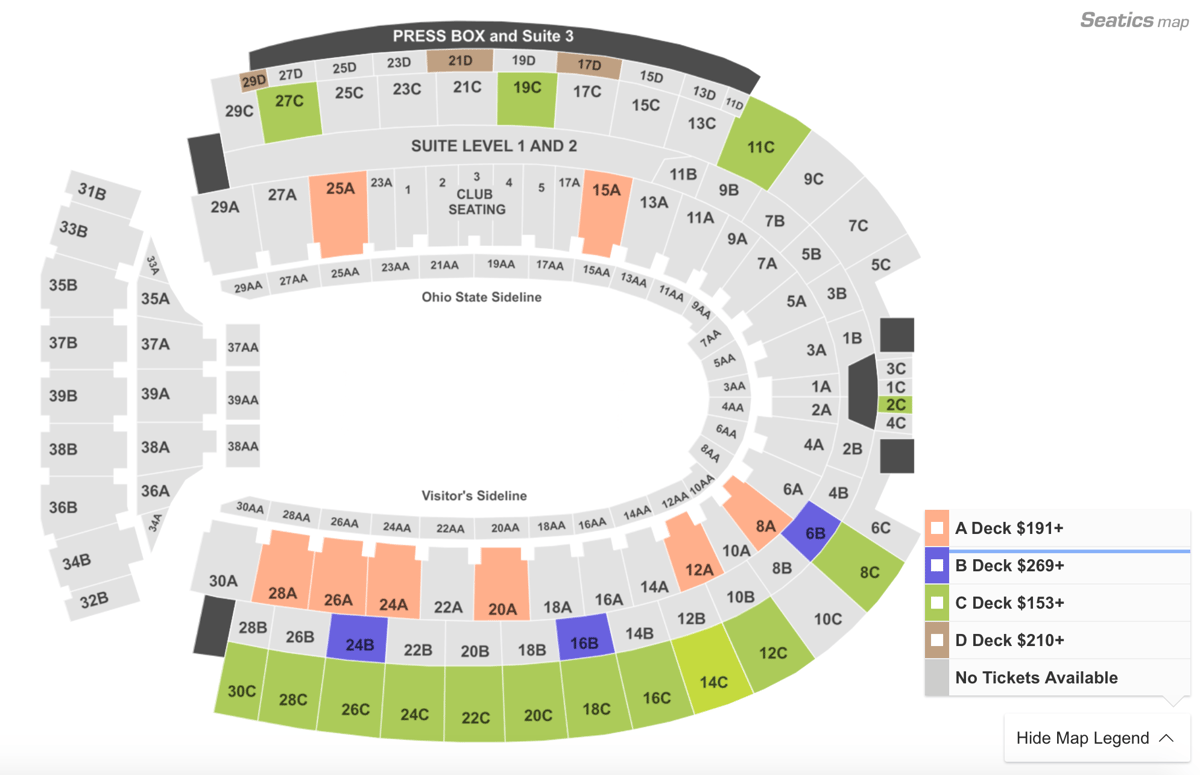 Where To Find The Cheapest Ohio State Vs. Michigan State Football